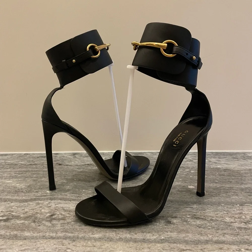 Host Pick⭐️GUCCI Ursula horsebit ankle cuff heels - Picture 2 of 11